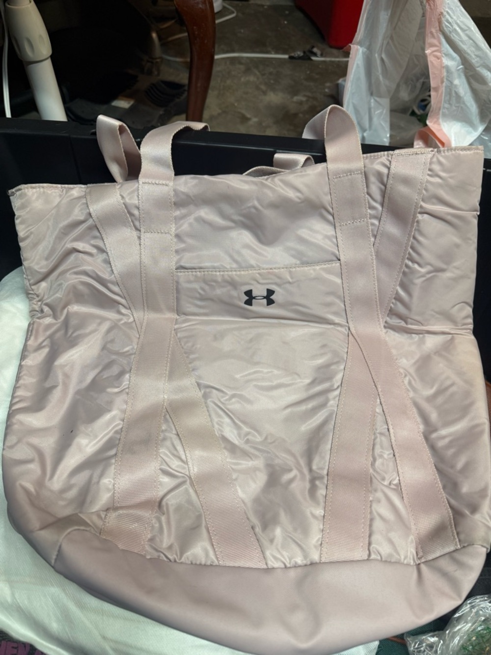 Under Armour Pale Pink Quilted Tote Bag